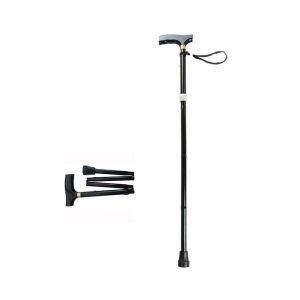 DAYS Folding Walking Stick- Black